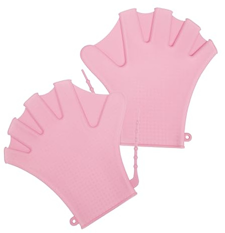 TOGEVAL Schwimmpaddel Verstellbare Poolhandschuhe Aus Hochwertigem Silikon Für Schwimmanfänger Leicht Anzuziehen Zum Schwimmen Für Wassersportaktivitäten Geeignet
