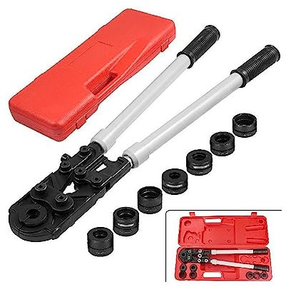 Herramienta de prensado de tuberías de fontanería, alicates de prensado ajustables tipo tijera Manual con mordazas 8 TH/U for tubo multicapa PEX PB herramientas eléctricas