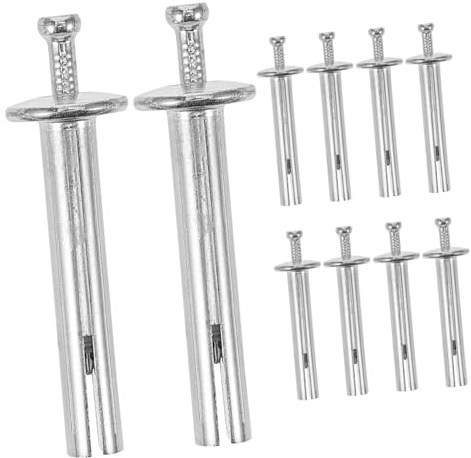 Homoyoyo 10pcs Masonry Expansion Nails Drive-in Anchor Fastener Heavy Duty Concrete Wall Fixings for Construction and Diy