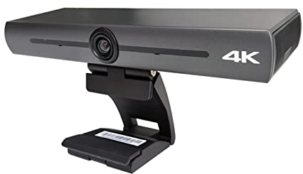 Caméra de vidéoconférence 4K Ultra HD Grand Angle 120 degrés Webcam avec USB 3.0 pour les réunions d'affaires et la vidéoconférence