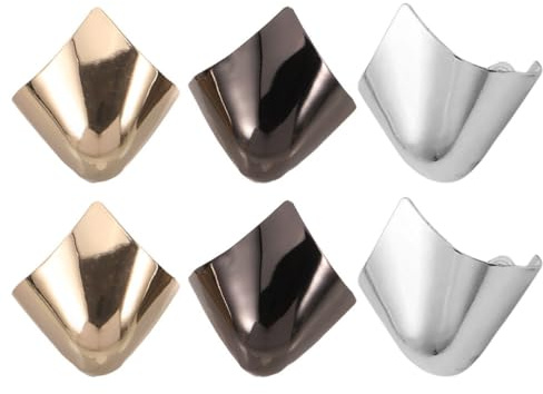 TOGEVAL Punteras para Botas y Zapatos de Hierro Resistentes al Desgaste 3 Pares para Proteger y Cubrir Puntas de Tacones Altos y Calzado