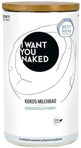COCO GLOW Milchbad mit Kokosnuss & Vitamin E|Nährend und feuchtigkeitsspendend. Für glattere, straffere und super zarte Haut