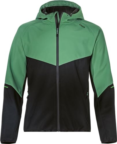 Uvex Hardhöhe Functional Jacket - Softshelljacka med justerbar huva - Grön - XXL