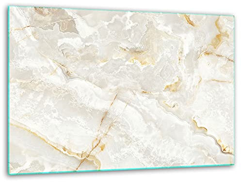 TMK ArtDeko – Tabla de cortar de cristal – Tabla de cortar de cristal para la cocina 40 x 30 cm – Robusta, higiénica y antideslizante – Tabla de cortar de cristal – Superficie de trabajo adicional