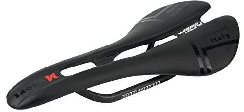 Msport Fahrradsattel aus Carbonfaser, für Rennräder und Mountainbikes, sehr leicht, schwarz