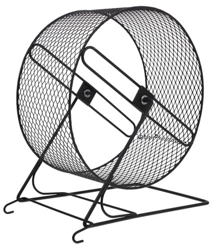 FRCOLOR Interessantes Hamster-laufrad Für Kleine Haustiere Geräuschloses Design Geeignet Für Hamster Eichhörnchen Und Igel Mit Stabilem Eisenrahmen Für Langanhaltenden Spaß