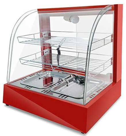 XCSCUK Armoire chauffante pour Aliments, vitrine électrique pour Tarte aux œufs et aux châtaignes, Machine de Conservation à température constante (Threefloors)