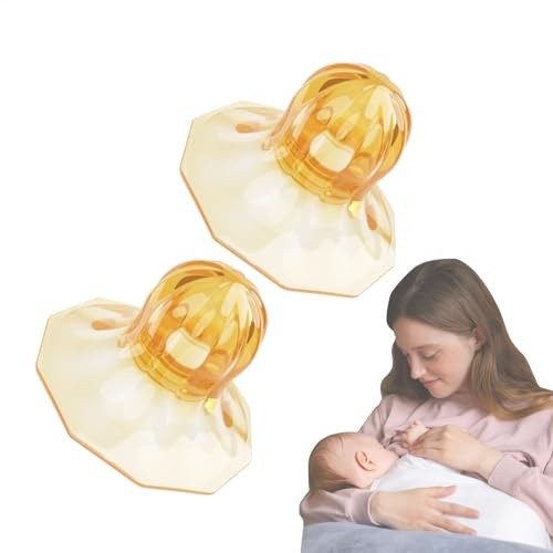 1 paio di ventose in silicone per capezzoli, correttore invertito per