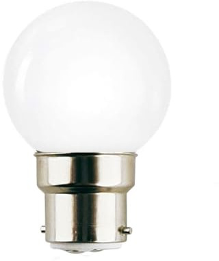 Luopan Indoor Lighting, Pack of 50, LED Plastic Bulb Light AC110V 1.5W/3W G45 E27/E26/B22 Plastic Lampshade Living Room Bedroom Table Lamp Light Source(Cold White 6500K,1.5W B22)