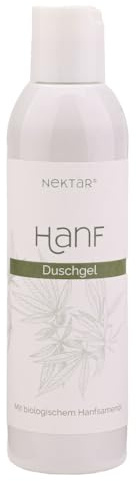 Nektar Naturkosmetik Hanf Duschgel mit biologischem Hanfsamenöl, 200 ml