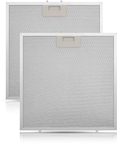 2 PCS WB02X27207 Range Hood Grease Filters Compatible with GE Extractor Hood JVX5300BJ1TS JVX5300DJ1BB, Range Hood Oil Filters Replace 4463981 AP6039217 PS11771771 EAP11771771, 13.75''x13.75''
