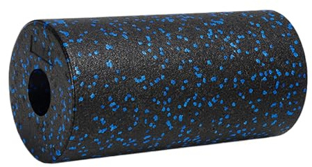 Skumrulle 30 x 15 cm fasciarulle 60° hårdhet av skum fitnessrulle hög hård skumrulle för muskelmassage för muskler rygg ben armar hals fötter yoga pilates sträcka träning
