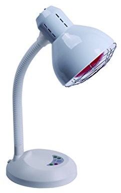 Elitzia ETH3151 escritorio compacto infrarrojo lejano calefacción térmica lámpara relajante cuerpo color blanco tipo de ajuste digital