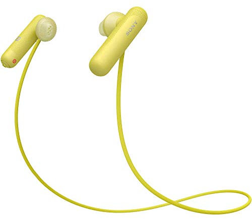 Sony WI-SP500 Wireless Sports Headphones with IPX4 Splash Proof - Yellow