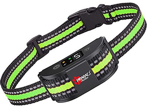 Collier pour Chien Anti ABOIEMENT | SÛR ET Efficace | 7 Modes | pour Petit, Moyen & Grand Chien | Vibration Intelligent ET Non ÉLECTRIQUE | Marque 100% FRANÇAISE