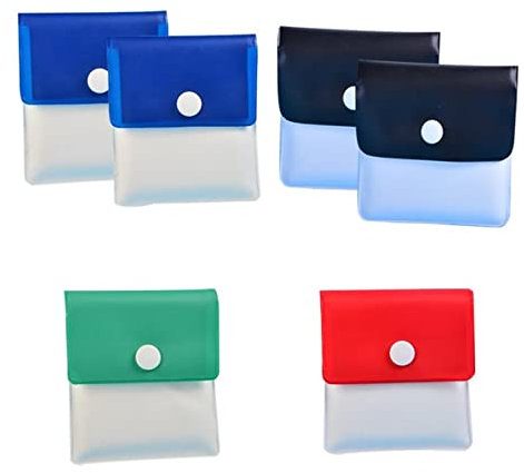 Buy-Simplicity® Pack of 6 Pocket Ash Trays Cigarette Bin Outdoor Pouch | Outdoor Ashtray Patio Office Home Travel | Smell Proof fireproof safe PVC Portable & Compact- Assorted Color