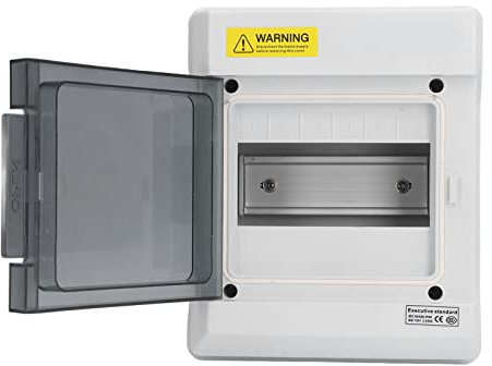 Ejoyous 6WAY Distribution Box IP66 Waterproof ABS + PC Material, Includes Screws, Connectors, Accessories