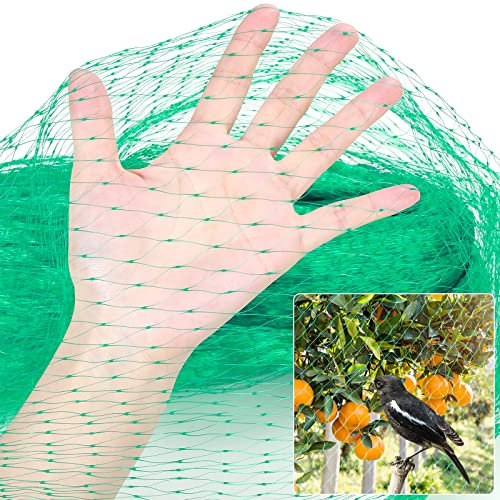Kikhope Anti Bird Netting, 5 x 20m Garden Plant Netting for Protecting Vegetables, Plants and Fruit Trees from Birds and Animals