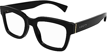 Gucci Lunettes de Vue GG1138O Black Gold 52/20/145 unisexe