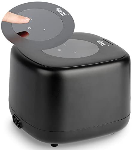 hygger Aquarium Air Pump,Ultra Silent Fish Tank Air Pump for Aquarium with 2 Air Outlets, 5W High Energy Saving 4 Speed Airflow Adjustable Oxygen Pump for Fish Tank Up to 1100 Liter