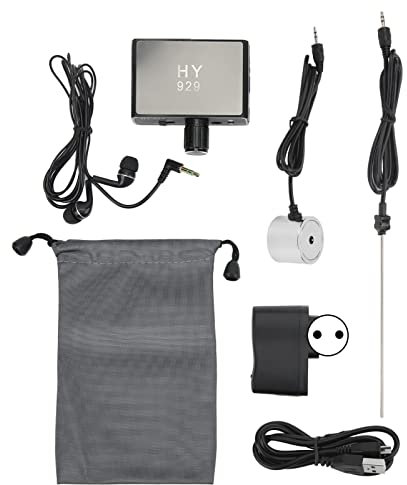 Hy-929 Detector De Escucha De Fugas De TuberíA De Pared De Alta Resistencia Mejorado Ac100-240v, Detector De Fugas De Agua, Herramienta Profesional De DeteccióN De TuberíAs De Agua Con Bateria(EU)
