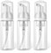 Giantree Schaumseifenspender Leere, 3 Stück Reisegröße klar Leere Flasche 50 ml Klar Schäumende Plastik Pumpflasche Schaum Pumpe Flasche Nachfüllbar Container kleine (60ml transparent)