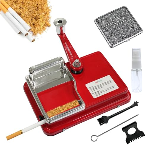 BeGrit Zigarettenstopfmaschine Stopfmaschine Rot für 8mm Zigaretten