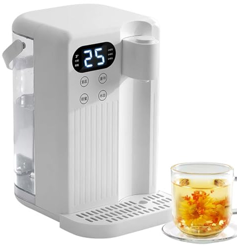 Distributore Elettrico di Acqua Calda istantanea da 2000 W, capacità 3 l, 12 impostazioni di Temperatura, 8 Controlli di Volume, Riscaldamento rapido in 3 Secondi