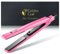 Golden Curl Tourmaline Coated Hair Straightener & Curler in One, Damage Free Hair with Unique Design & Temperature Adjustment, Steam Straighteners for Hair with 5 Years Warranty (Pink)