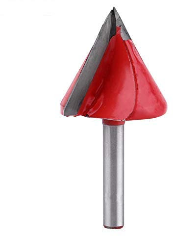 1 pieza de acero de tungsteno 3D, con acabado de madera CNC, fresa de punta afilada, herramienta de corte en forma de V, fresa de vástago de 60/90/120/150 grados, 6 mm, multieje