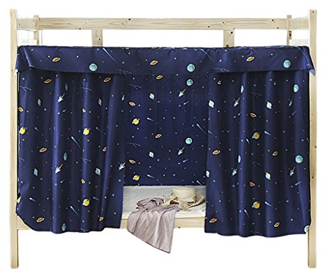 IPENNY Dormitory Bunk Bed Curtains Dustproof Ventilation Blackout Cloth Mosquito Nets Shading Nets Bed Single Bed Tent Curtain Bed Canopy College Students Dorm Sleep Privacy Curtain