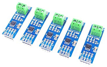 ANGEEK 5 pezzi Modulo MAX485 Modulo convertitore 5V TTL a RS485 compatibile con Arduino Raspberry Pi DIY