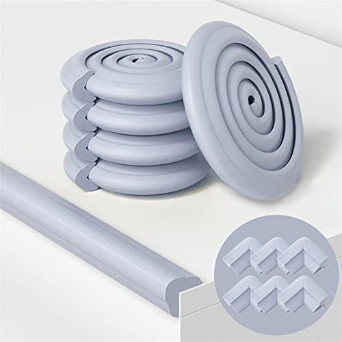 Ommda Baby Kantenschutz Schaumstoff L Form Selbstklebend Wasserdicht Kantenschutzprofil Eckenschutz Tischeckenschutz Kantenschutz Möbel Blau Lila 4m + 6 Stück eckenschutz