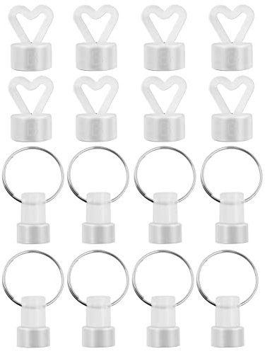 Myqqhbs 16 StüCk Ballongewichte für Helium, Ballongewichte, Ballongewichte für Heliumballons, Kunststoff-Set für Hochzeit, Geburtstag