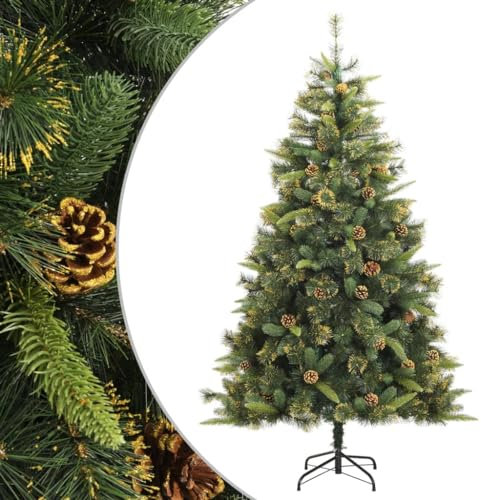 vidaXL Plastgran med kottar gångjärn 240 cm