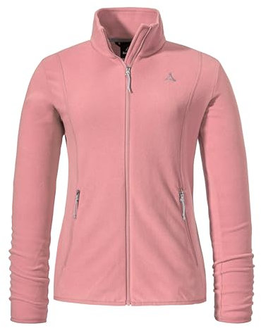 Schöffel Damen Fleece Jk Style Ash WMS, leichte Fleecejacke aus wärmendem Tecnopile, schnelltrocknende Outdoorjacke mit 2-Wege-Stretch, viola, 46