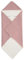 Ehrenkind® Einschlagdecke Babyschale | Für das ganze Jahr | Oeko-TEX Zertifiziert | Rosé-Creme | Made in Europe Babydecke für Kindersitz oder Kinderwagen | kuschelige Decke für Babys
