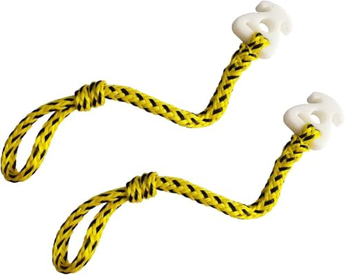 Zodazoqa2Pcs Boat Tube Towable Rope Quick Connector, Water Towable Tubes Rope Connector for Tubing, Skiing, Wake Boarding with Seadoo, Jet ski, Waverunner Water Sports