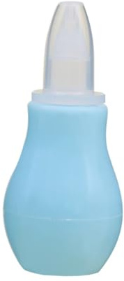 BAZEITFLOW Silikon Nasensauger Mit Schutzdüse Sicherer Nasenschleim Entferner Für Neugeborene Und Kleinkinder Abnehmbar Leicht Zu Reinigen Sanfte Babypflege Blau