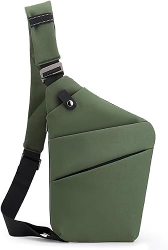 BIRDDIE Bolso Cruzado Antirrobo Gran Capacidad, Bolso Pecho Ligero