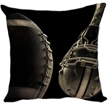 Violetpos Kissenhülle Deko Sofa Zierkissenbezug Auto Zierkissenbezüge Kissenbezüge Kopfkissen Kissen American Football Macht Maske ÜBung 40 x 40 cm