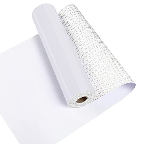 Permanent Vinyl Roll for Cricut, 12 x 40 Ft Glossy White, Lya Vinyl Self Adhesive Vinyl Sheet for Cricut for Decor Sticker, Weeding Machine, Craft Cutter Machine, Car Decal