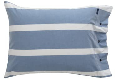 GANT Oxford Stripe Kissenhülle einzeln 80x80cm Farbe SEA Blue