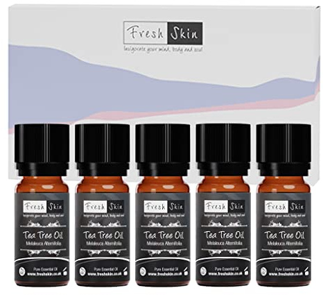 freshskin beauty ltd | 50ml (5 x 10ml) - Tea Tree Essential Oil - 100% Pure & Natural Essential Oils