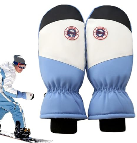 AAKOMA snöhandskar dam – vinterhandskar snö skidhandskar vantar, vindtäta halkfria snowboardhandskar flickor vinterhandskar för skridskoåkning skidåkning kvinnor män