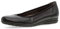 Gabor Damen Klassische Ballerinas | Frauen Flats | Moderate Mehrweite (G) | Ausgehschuhe | Abendschuhe | Slip-ons | sportlich | schwarz | 38.5 EU - 5.5 UK