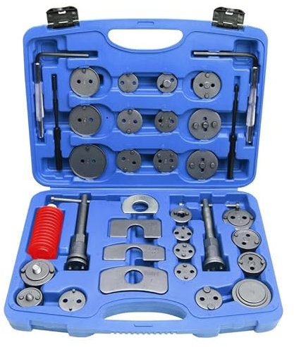 BROILISSIMO Bremskolbenrücksteller 35tlg Bremsenrücksteller Satz Bremsen Rückstellwerkzeug Bremskolben Rücksteller Werkzeug