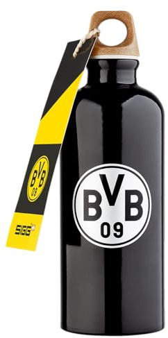 BVB SIGG Trinkflasche schwarz 0,6l - Hochwertiger Fanartikel