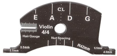 STRUMENTO di Riferimento del Ponte di VIOLINO Acrilico ACCUUTO VIOLINO PROGETTO STRUMENTO MISURA MEDICA (4/4)