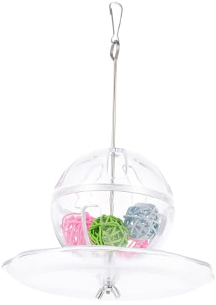 UPKOCH 1 Ensemble De Boules De Recherche De Nourriture À Long Manche pour Grands Perroquets Accessoires pour Cages À Oiseaux Alimentation des Oiseaux Jouets De Recherche De Nourriture